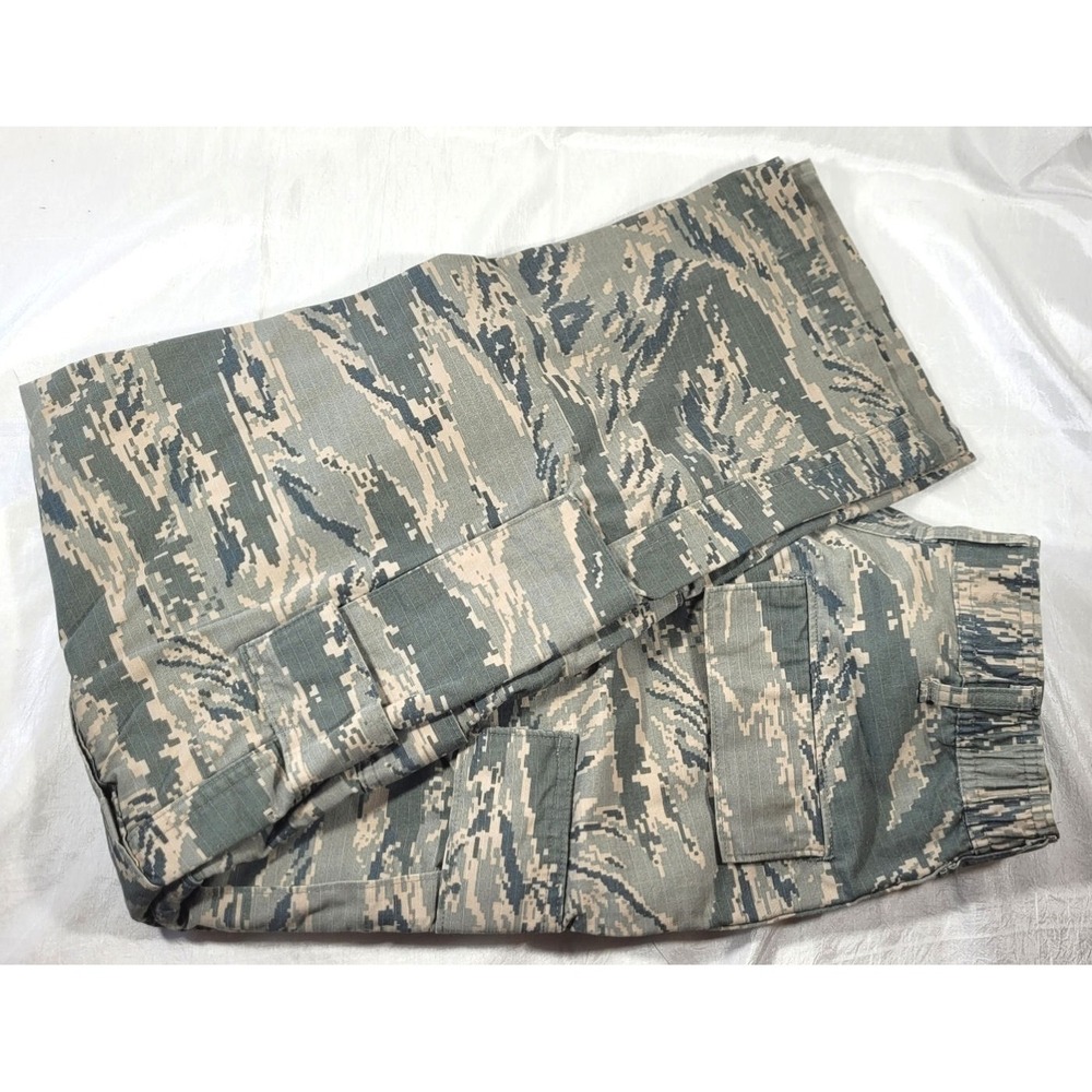 Excel USAF Air Force Partial Elastic Digital Camo Cargo Utility Pants - Sz 30S